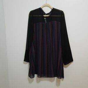 BCBGeneration lightweight, striped dress/tunic. Size L.